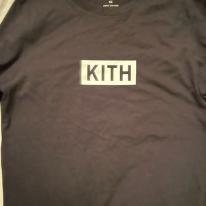 KITH long sleeve black tshirt size 12 boys